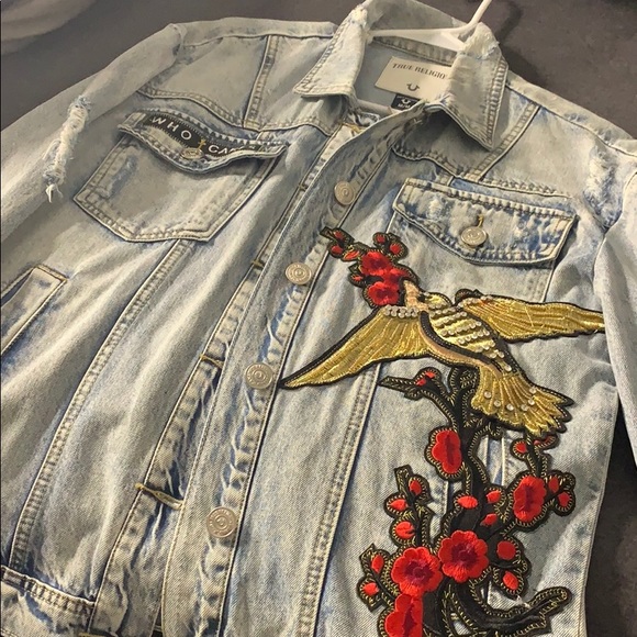 True Religion Jackets & Blazers - True Religion Trucker Embroidered Jacket True Religion Jackets & Blazers - True Religion Trucker Embroidered Jacket